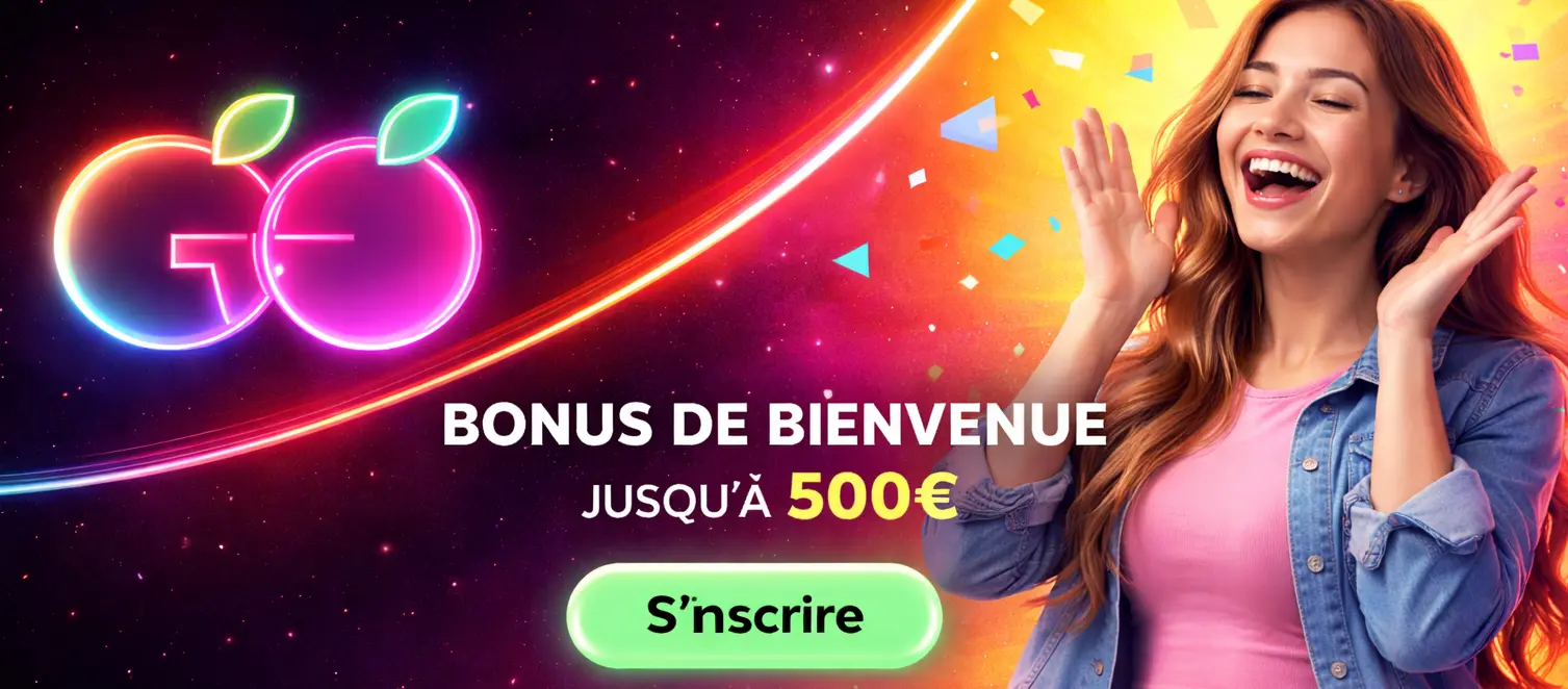 Bonus de bienvenue Gogo Casino bannière